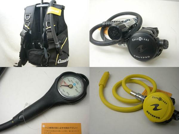 セール：AQUALUNG REG. & CRESSI-SUB S102 B,C,　超激安セット【77%OFF